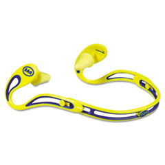 E A R Swerve Banded Hearing Protector, Corded, Yellow
