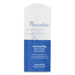 Feminine Hygiene Convenience
Disposal Bag, 3&quot; X 7.75&quot;,
White, 500/carton
