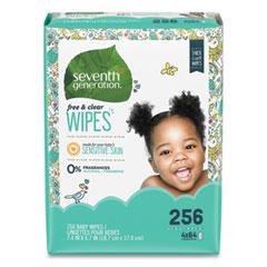 Free And Clear Baby Wipes, Refill, Unscented, White,