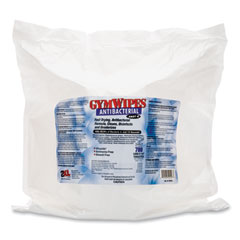 Antibacterial Gym Wipes Refill, 6 X 8, 700 Wipes/pack,