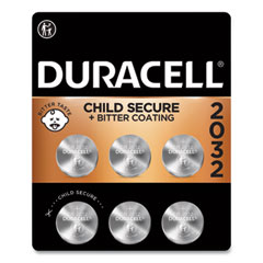 DURDL2032B6PK DURACELL  Lithium Coin Batteries,    