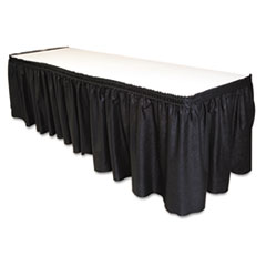 Table Set Linen-Like Table Skirting, Polyester, 29&quot; X 14