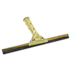Golden Clip Brass Squeegee Complete, 12&quot; Wide